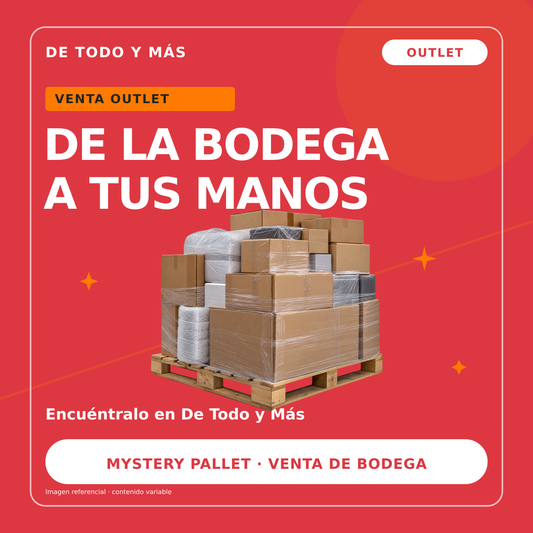 Mystery Pallet Amoblado Completo · 32 productos — venta de bodega De Todo y Más, retiro en bodega