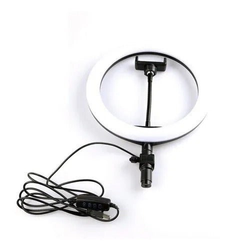 Selfie Aro Led / Bluetooth / Fotografía / Luz Ajustable