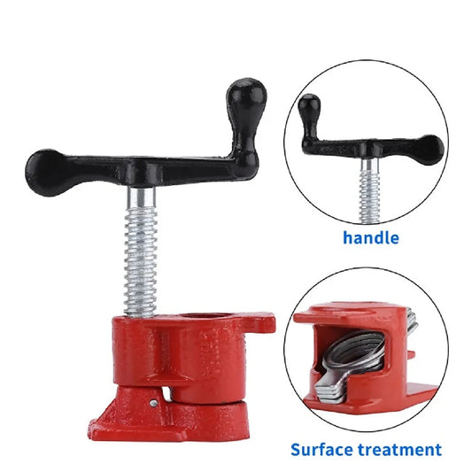 Set De 4 Prensas Sargento De Tubo 3/4