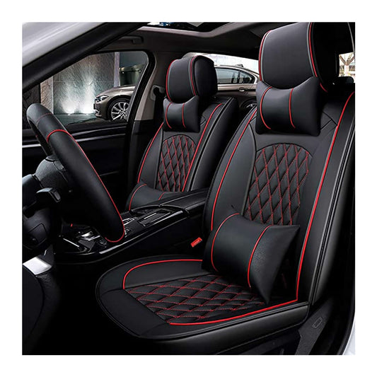 Kit Funda Cubre Asiento Volante Auto Premium Luxury Completo