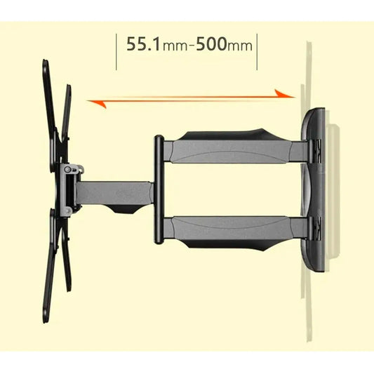 Soporte Tv Pared 3 Brazos Ajustable 32 A 55 Pulgadas