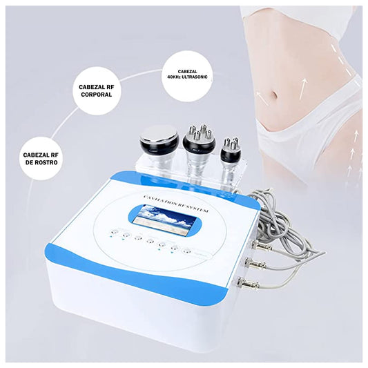 Maquina Cavitacion corporal y radiofrecuencia facial