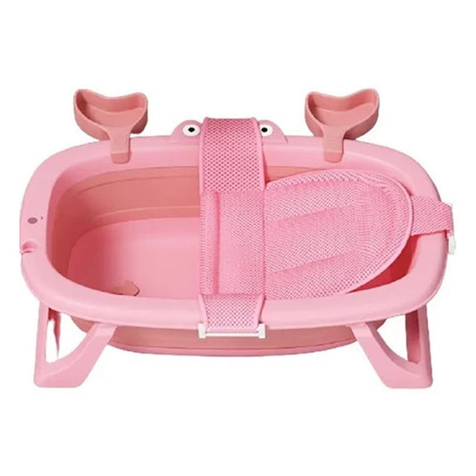 Tina Cangrejo Bebe Bañera Plegable + Malla Reforzada