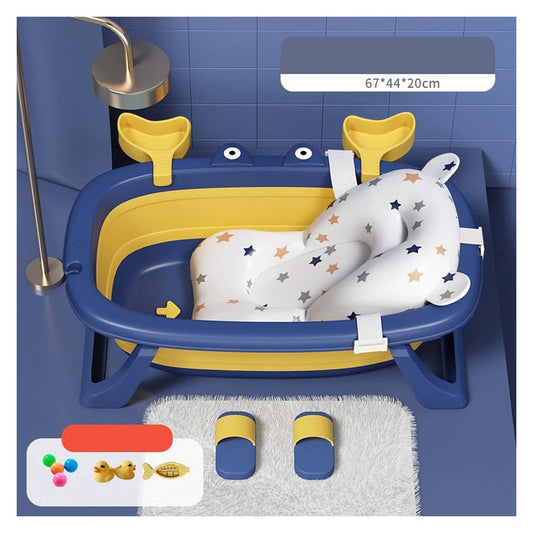 Tina Cangrejo Bebe Bañera Plegable + Malla Reforzada