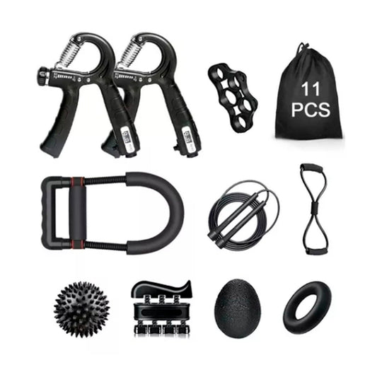 Fortalecedor De Agarre Ejercitador De Dedo Mano Elastica Kit