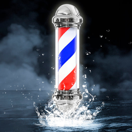 Poste Barbero Peluquería Barbería Luz Giratorio Pole Colores
