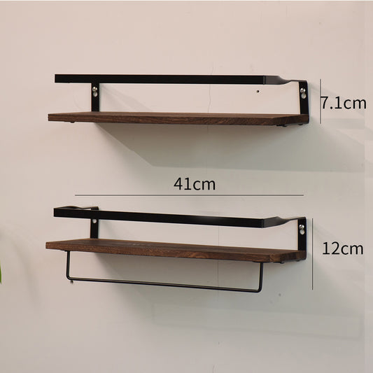 Repisas Flotantes De Madera Modernas Kit X2 Colores