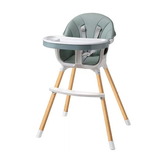 Silla De Comer 2 Alturas Cubiertas Cambiables Y Cinturón Seg