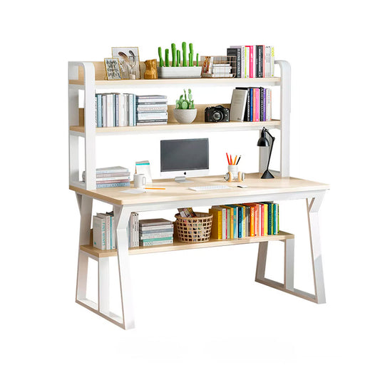 Escritorio Moderno Con Repisas 147x120x60x72