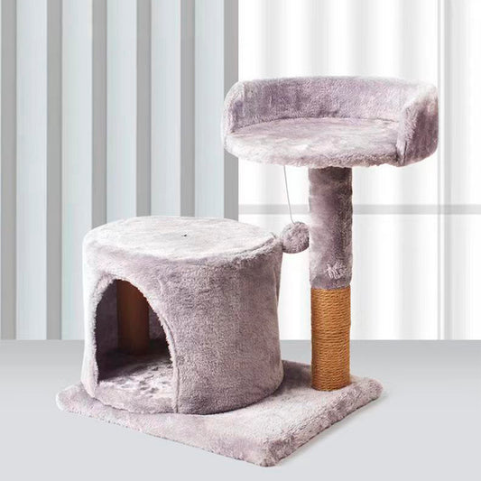 Rascador de Gatos 2 Niveles + Casita MD-01
