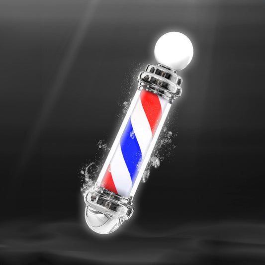 Poste Barbero Peluquería Barbería Luz Giratorio Pole Colores