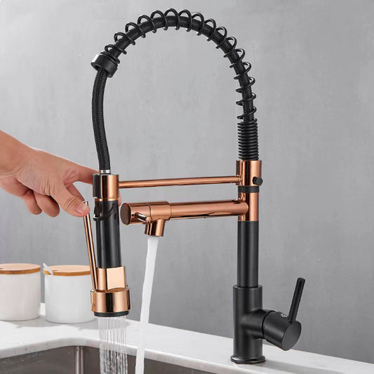 Grifo Llave Lavaplatos Monomando Cocina Extensible Triple Flexible