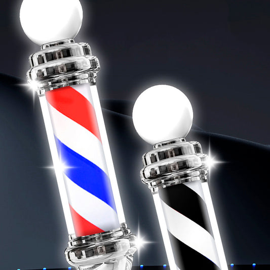 Poste Barbero Peluquería Barbería Luz Giratorio Pole Colores