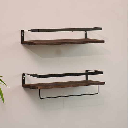 Repisas Flotantes De Madera Modernas Kit X2 Colores