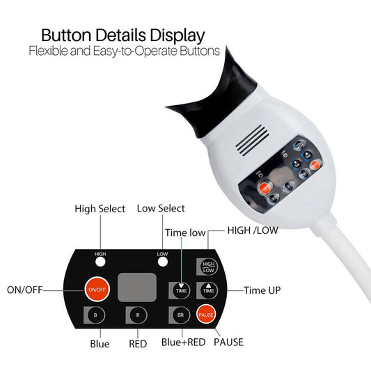 Lámpara Aceleradora De Blanqueamiento Dental De Pedestal