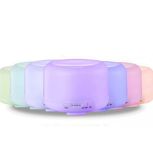 Humidificador Ultrasonico Difusor 500ml + 5 Esencias De Regalo 10ml c/u