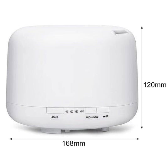 Humidificador Ultrasonico Difusor 500ml + 5 Esencias De Regalo 10ml c/u