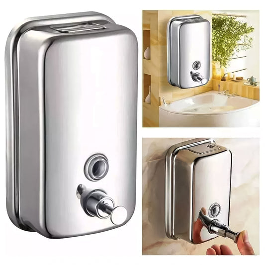 Dispensador Jabón Acero Inoxidable 500 Ml