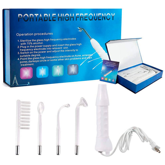 Pack Emprende: Alta Frecuencia Portatil + Vaporizador Facial Vapor Ozono Portátil + Peeling Ultrasonico 3 En 1 2w