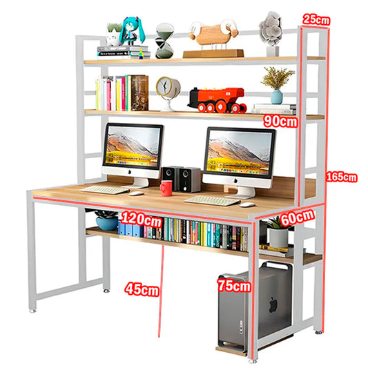 Escritorio Mesa Estructura Metálico 120x60x75x175