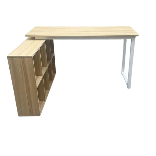 Escritorio en L con organizador 140x120x75cm Chic Home