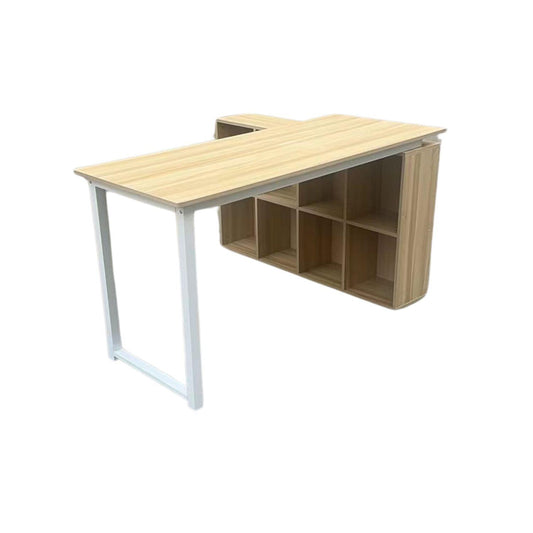 Escritorio en L con organizador 140x120x75cm Chic Home