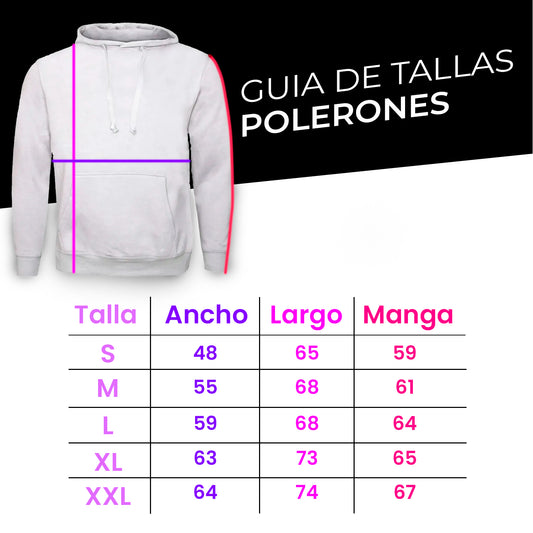 Poleron Canguro Sublimable con Gorro Colores y Tallas
