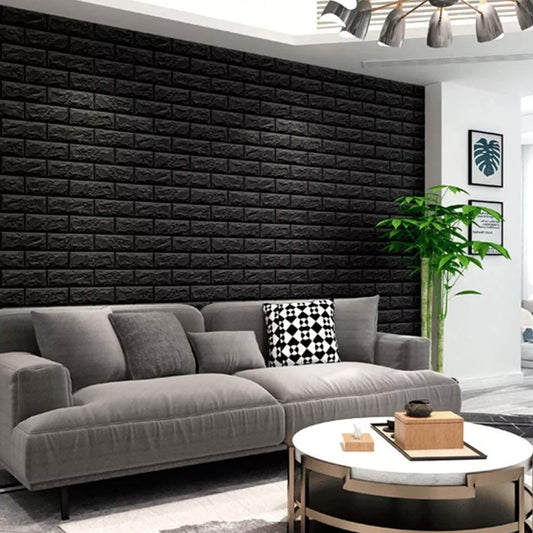 07 Lamina Papel Mural Autoadhesivo 3D Ladrillo 70x77