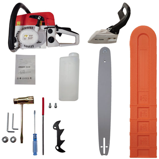 Motosierra Inalambrica Bencinera a Gasolina 20" Wellerman