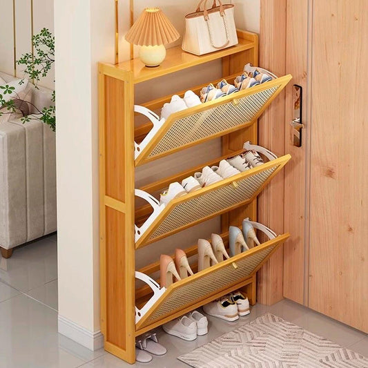 Zapatero organizador 3 puertas Estilo Bambu Chic Home