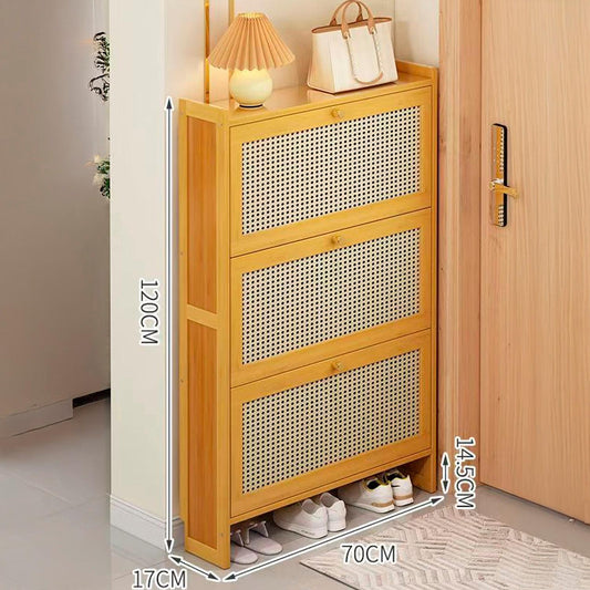 Zapatero organizador 3 puertas Estilo Bambu Chic Home