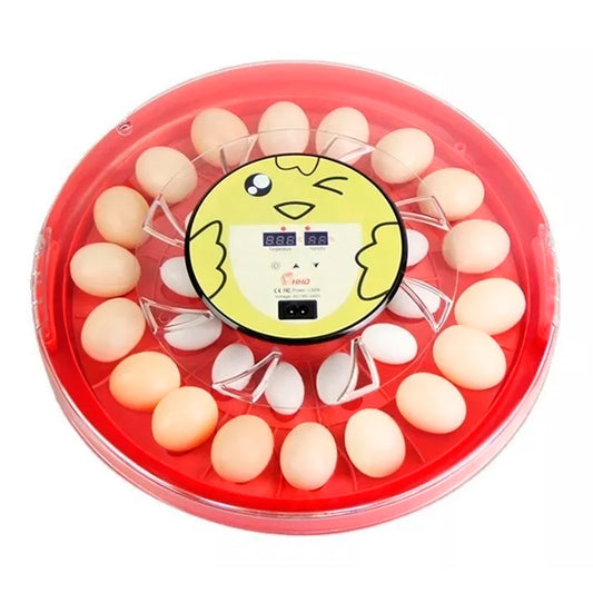 Incubadora 30 Huevos Volteo Automatico Doble Voltaje