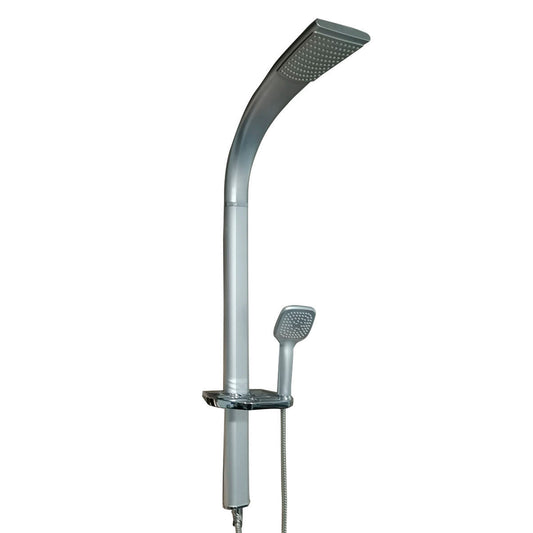 Columna de Ducha con jabonera y mango flexible