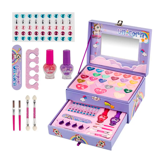Juego maquillaje set Unicornio para niños