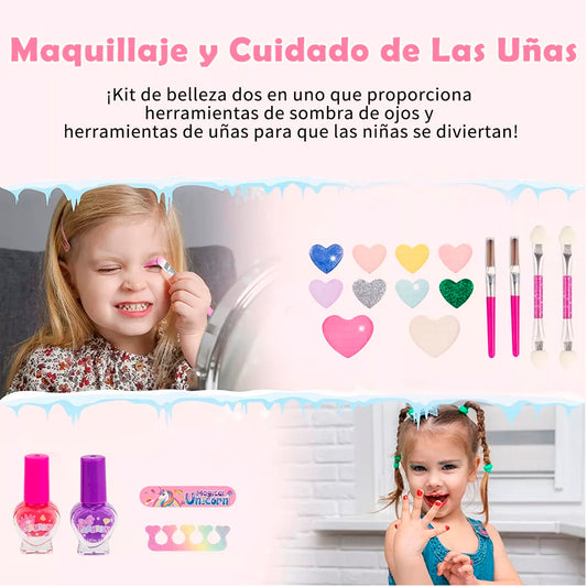 Juego maquillaje set Unicornio para niños