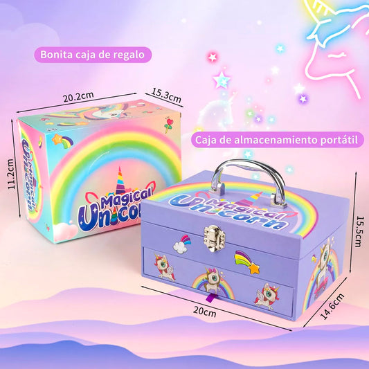 Juego maquillaje set Unicornio para niños