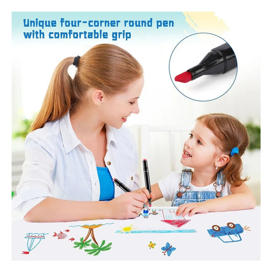 80 Lápices Marcadores Doble Touchfive