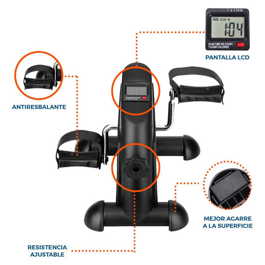 Bike Spinning Pedalera Home Fitness Con Pantalla Lcd
