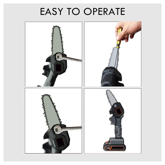 Sierra De Poda Eléctrica Inalámbrica 550w 24v Recargable