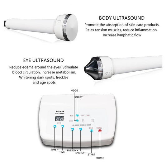 Máquina Ultrasonido Facial Corporal Supersonica Prof