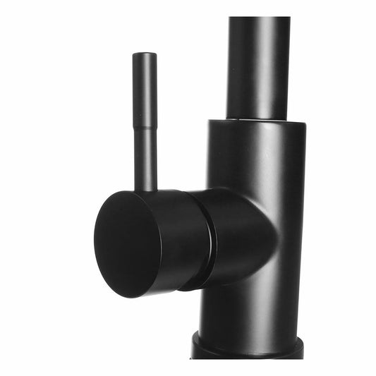 Llave Monomando Lavaplatos Profesional Extraíble Negra