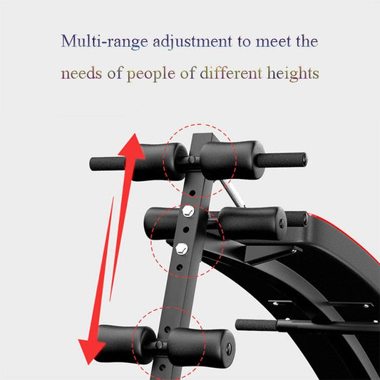 Banca Abdominales Camilla Bandas Elásticas Ejercicios