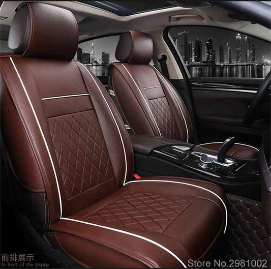 Funda para Auto Cubre Asiento Eco-cuero Premium Luxury