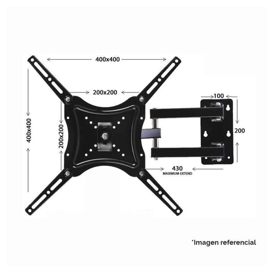 Soporte TV Con Brazo De Acero 180º 32 A 55 Pulgadas
