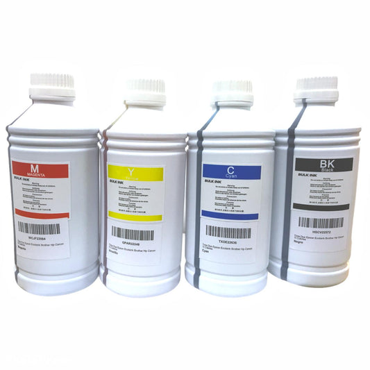 Pack de 4 Litros de Tinta Dye Premium Universal