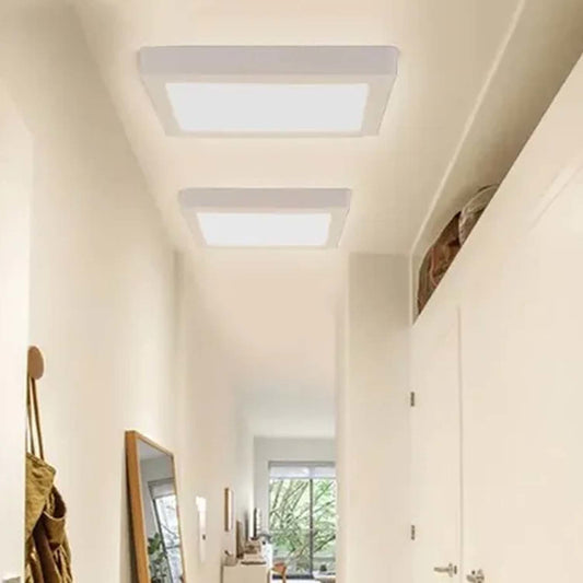 Foco Panel Plafón Led 18w Sobrepuesto Cuadrado Frio