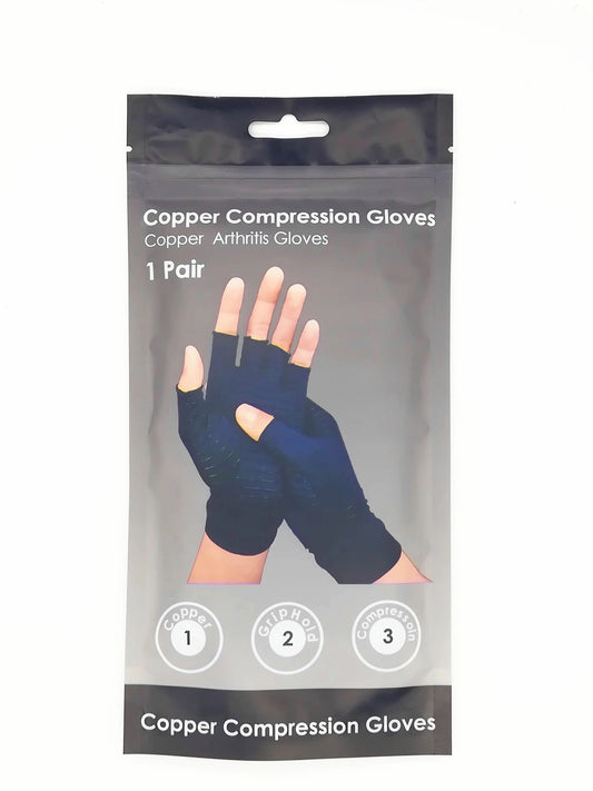 Guantes Cobre Compresión Artritis Tendinitis Túnel Carpiano
