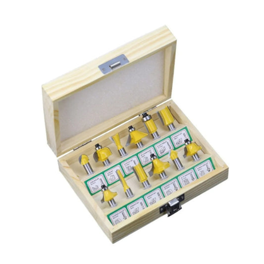 Set 12 Fresas 1/4 Fresadora Tupi