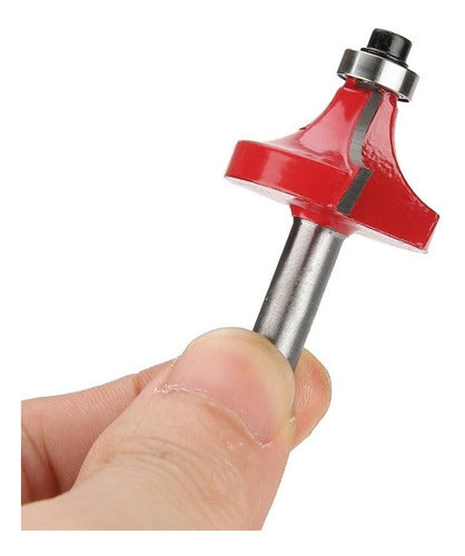 Set 15 Fresas Madera Toma 1/4 6. 35mm