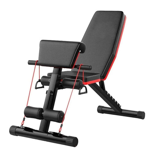 Máquina Abdominales Banca De Ejercicios Banda Elasticos